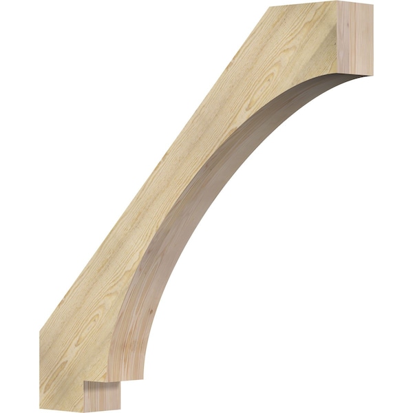 Ekena Millwork 6"W x 44"D x 44"H Imperial Rough Sawn Knee Brace, Douglas Fir BRC06X44X44IMP00RDF - main
